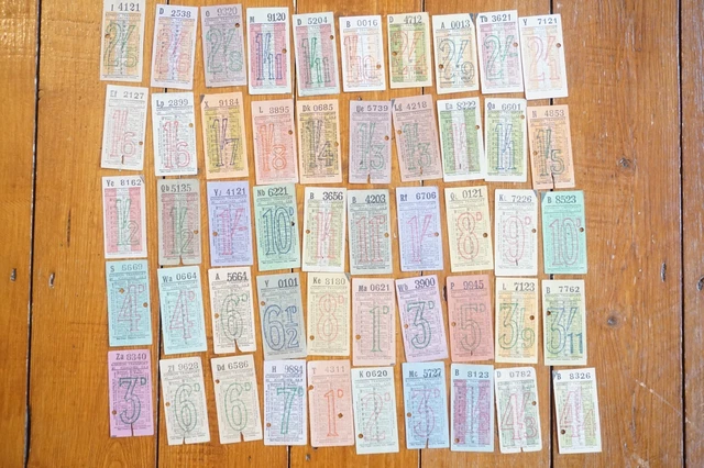 Original London Transport Reisebusse Busticket x50 Ref P