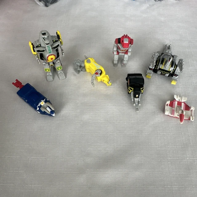 MIGHTY MORPHIN POWER rangers Micro Machines - megazord Zords ...