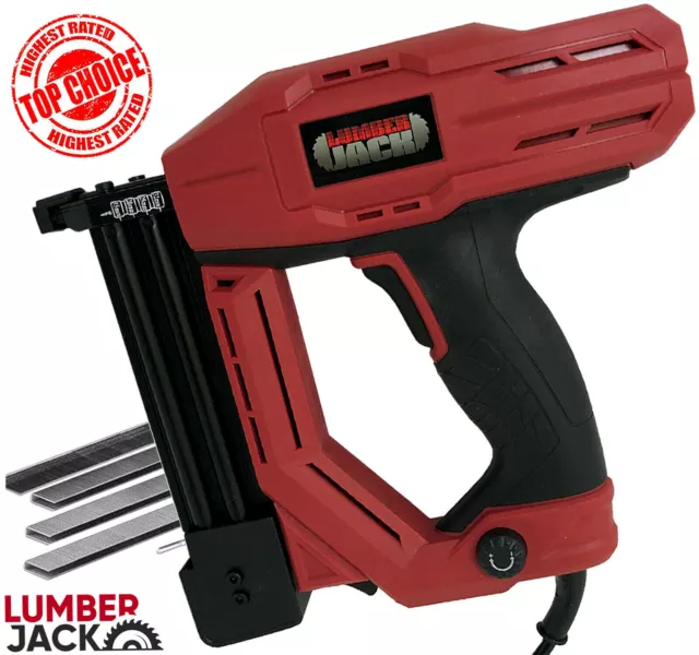 32mm Nail Gun & Stapler Electric Heavy Duty Lumberjack Nailer 240V