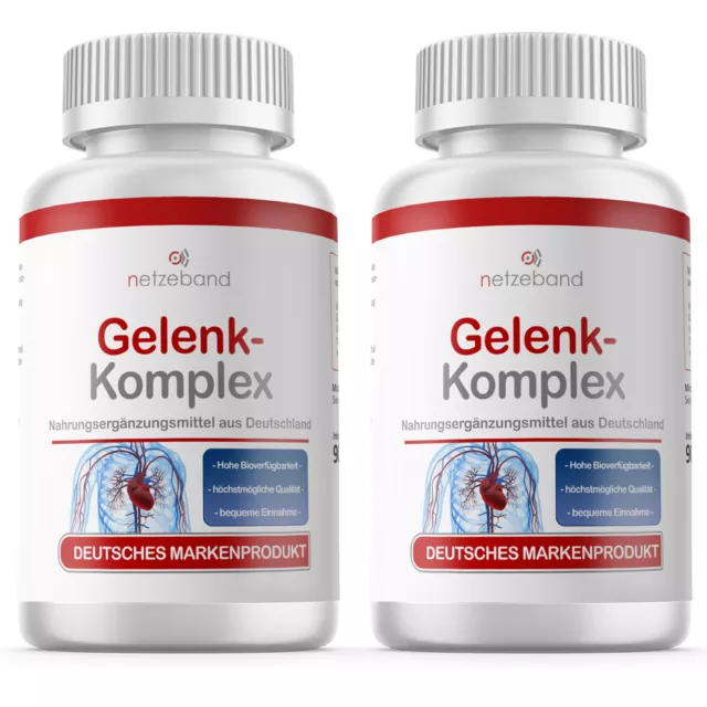 2 Dosen Gelenk Komplex Kollagen + Glucosamin + Hyaluron + Chondroitin + MSM