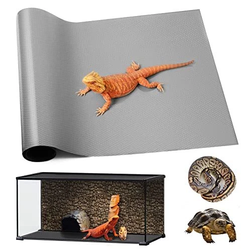 Reptile Carpet, Bearded Dragon Tank Accessories, Terrarium Liner Bedding, Non