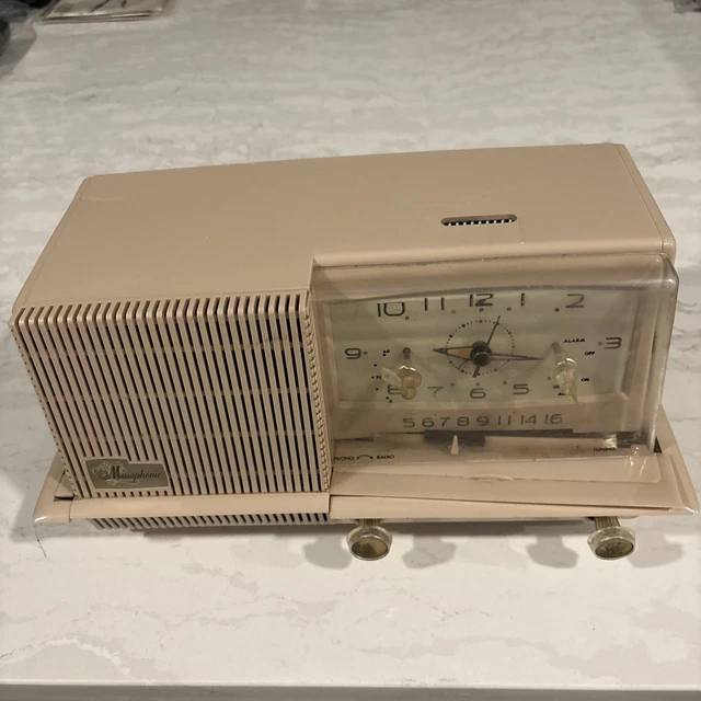 オーディオ機器 GENERAL ELECTRIC ラジオ時計 1950製MADE IN USA