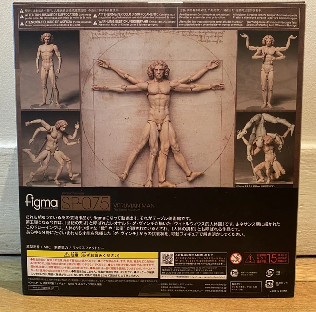 NEW FIGMA TABLE Museum Vitruvian Man Figure SP-075 FREEing Japan EUR