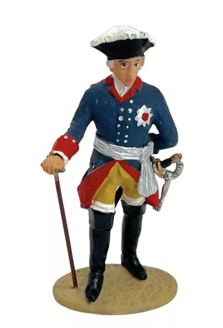 Hoch, Dr: König Friedrich II - 1712-86,Zinnfigur Antiquarisch INKgrafiX TOYS A36