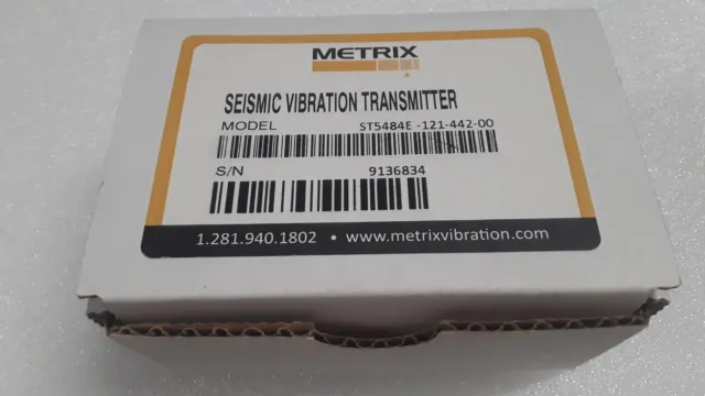 Metrix Seismic Vibration Transmitter ST5484E-121-442-00 9136834 New NIB