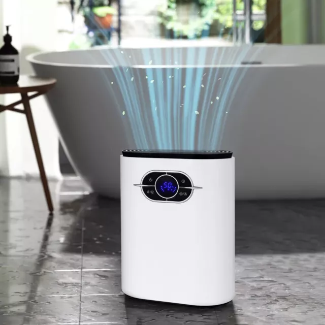 1200ml Dehumidifier Air Dryer Home Basement LED Display Humidity With Remote 2