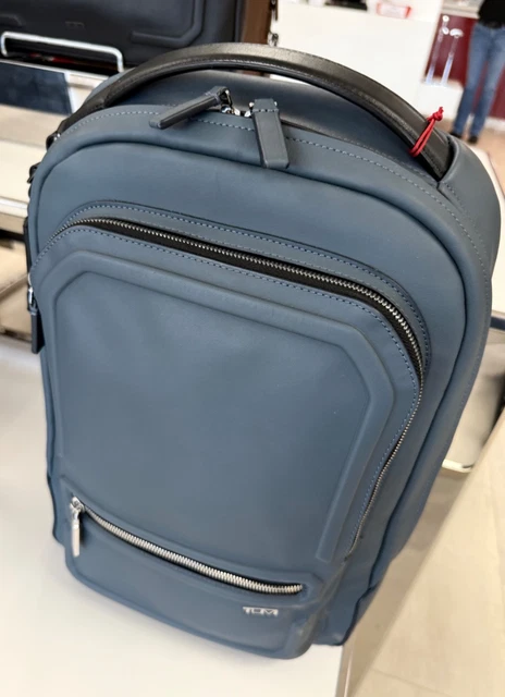 NWT **RARE** Tumi Alcott Landon Backpack Grey Pebble Leather Laptop Msrp $1800 $899.00 - PicClick NWT **RARE** Tumi Alcott Landon Backpack Grey Pebble Leather Laptop Msrp $1800 $899.00 - PicClick