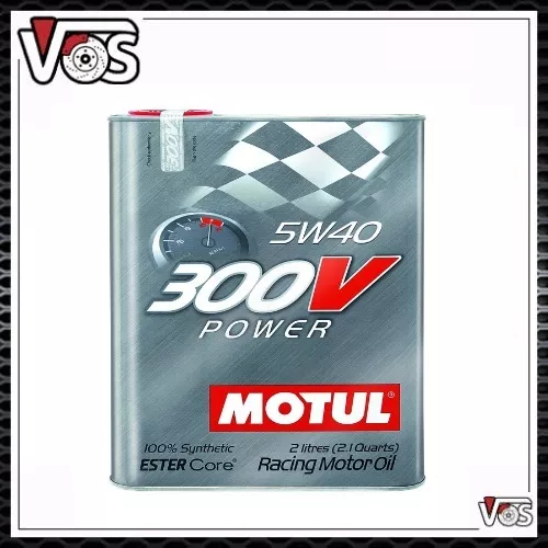 Olio Motore Auto Motul 300V Power 5W40 5W40 6 litri lt racing motor oil