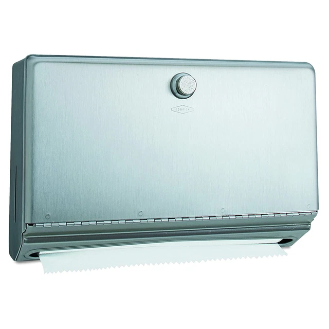 Bobrick Surface-Mounted Paper Towel Dispenser, 10.75 X 4 X 7.13, Stainless Steel