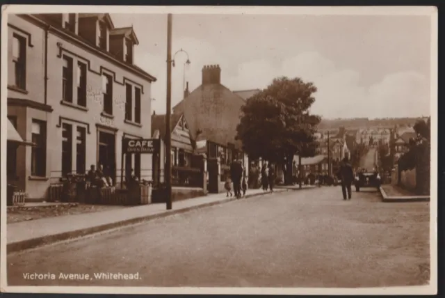 Postcard - Victoria Avenue, Whitehead, County Antrim - Real Photo
