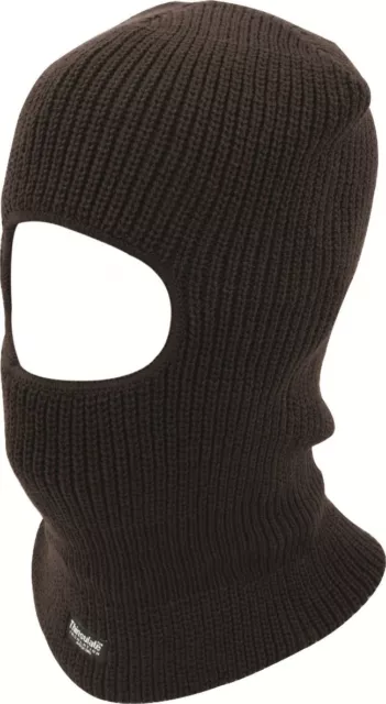 Sci alto / bicicletta / pesca / caccia thinsulate viso aperto balaclava nero