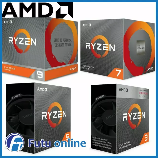 AMD Desktop Processor Ryzen 5 7 9 5500GT 5600GT 5700X3D 5800X3D 5950X CPU AM4