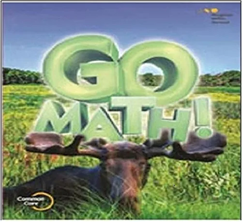 GO MATH!: STUDENT EDITION SET GRADE 3 2015 By Houghton Mifflin Harcourt **NEW**