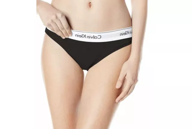 Calvin Klein Women's Modern Cotton Bikini Panty,, Black, Size M