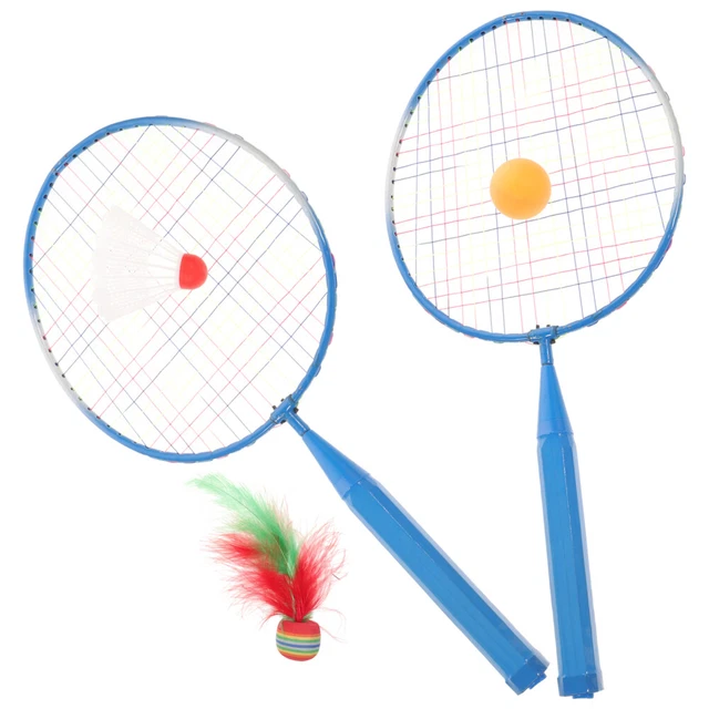 TENNIS SET FOR Children with Net Badminton Racket Kids Rackets Baby £6. ...