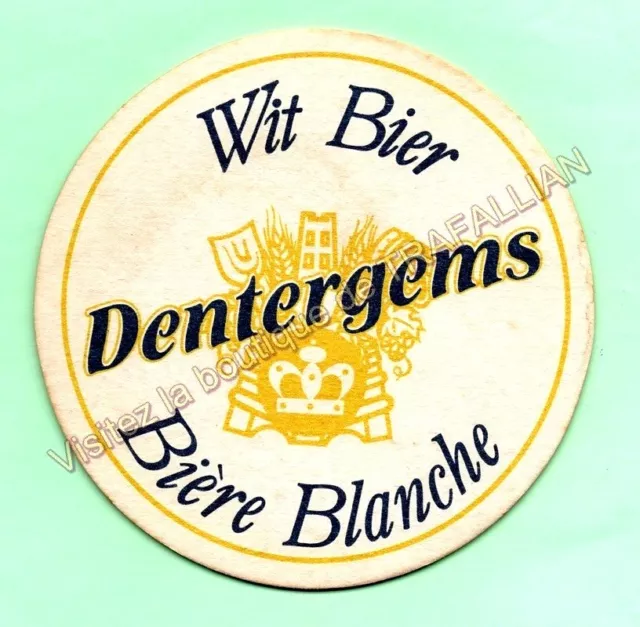 SOUS-BOCK  DENTERGEMS BLANCHE coaster bierdeckel beermat