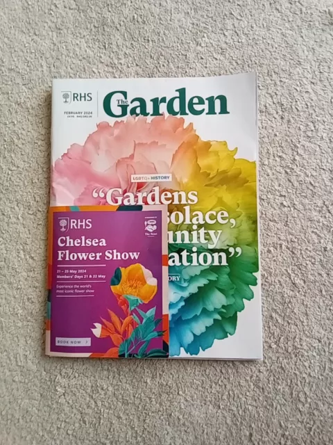 RHS The Garden Magazine 'Gardens Provide Solace' February 2024