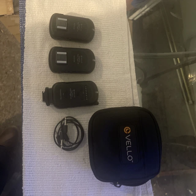 Kit de disparador flash inalámbrico Vello FreeWave LR y receptor 3 P/c