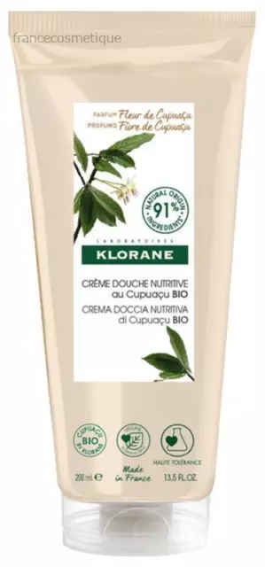 Klorane Nourishing Shower Cream With Cupuaçu Organic Flower 200ml