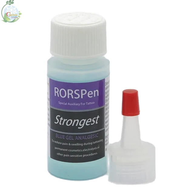 Rorspen Blue gel Anesthetic Tattoo Microblading Gel Numbing