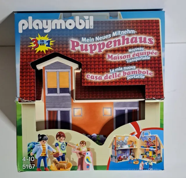 Playmobil 5167 Das 3in1 Mitnehm Puppenhaus 129 Teilen NEU OVP