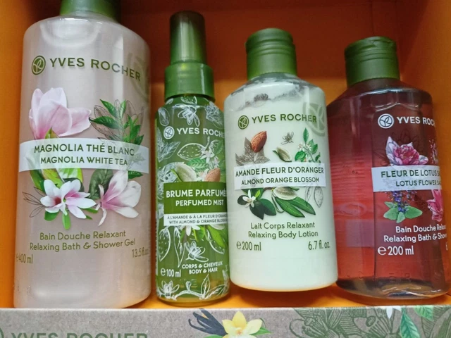 COFFRET YVES ROCHER gel douche, Parfum et lait EUR 15,00 - PicClick FR