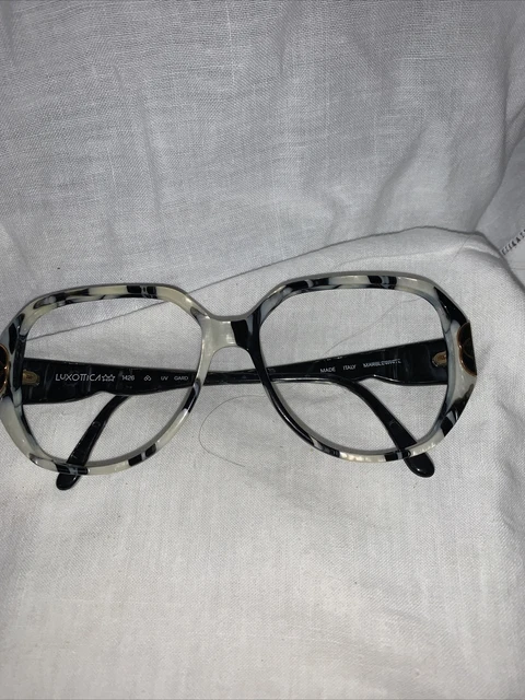 Luxottica sunglass Model: 1426  UV gard. White and Black Made in Italy