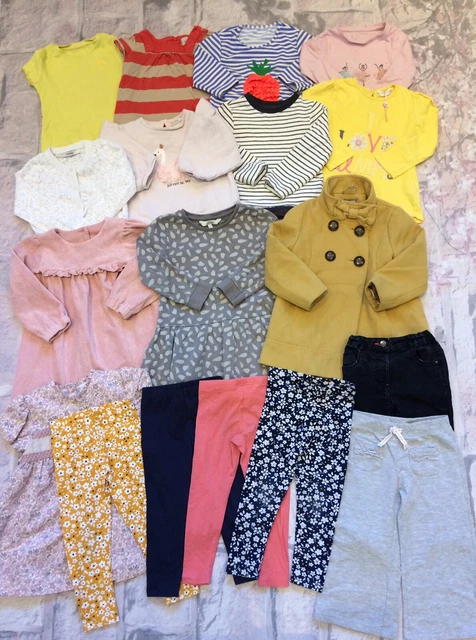Girls Clothes Bundle Coat Jumper Jeans Dress Cardigan Legging Next TU Etc