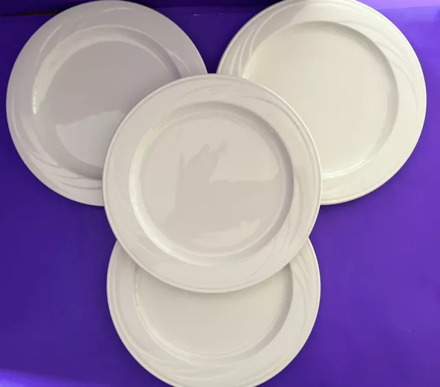 Lot of 4 Syracuse China Cascade 31-B 10 1/2” Restaurant Ware Dinner Plates