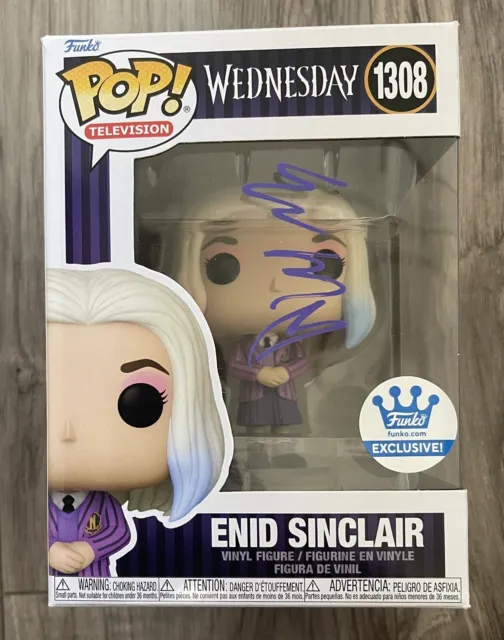 Emma Myers Signed Funko Pop Autograph Wednesday Enid Sinclair Exclusive