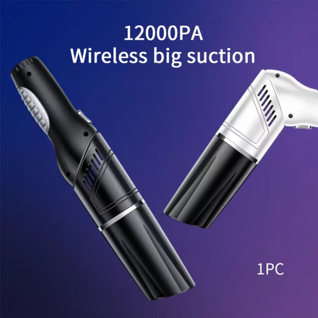 Cordless Handheld Strong Suction Vacuum Cleaner USB Rechargeable 12000Pa 120W