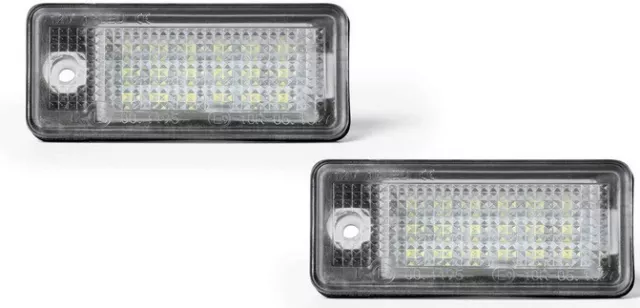 LED Kennzeichenbeleuchtung für AUDI A4 B6 B7 Limousine  Cabrio  Avant 7301-1
