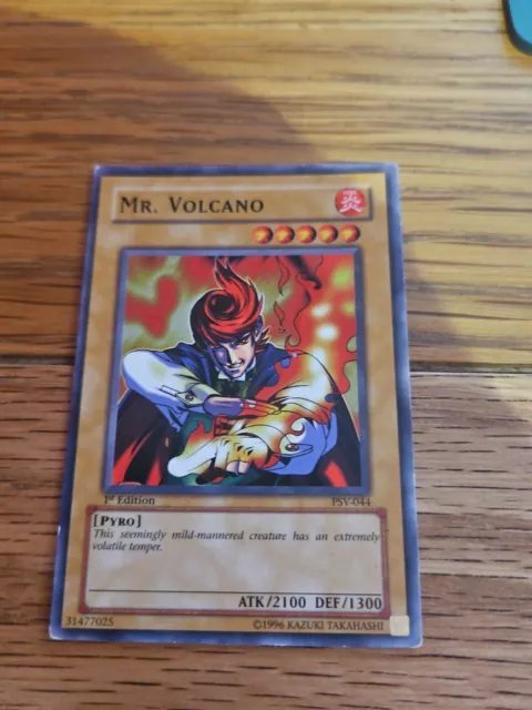 Yugioh Mr. Volcano PSV-044 Card First Edition