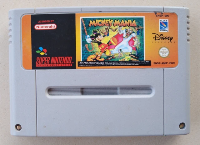 Super Nintendo SNES - Disney The Timeless Adventures of Mickey Mania