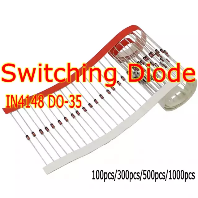 1N4148 Switching Diode Semiconductor Insert Glass Package DO-35 Arranging Strip