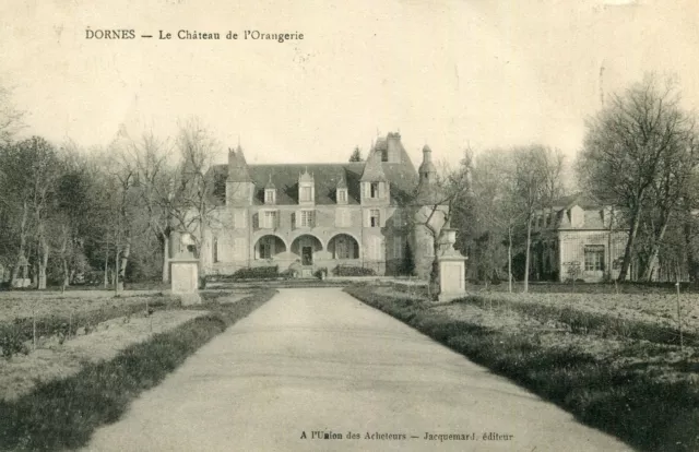Carte DORNES Château de l'Orangerie