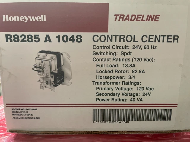 Honeywell Tradeline R8285A1048 Fan Control Center Free Shipping