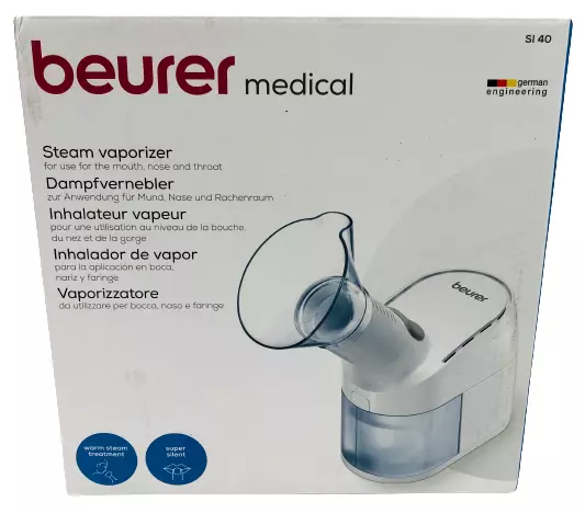 Beurer SI 40 Dampfvernebler Inhalator Inhalationsgerät ✅