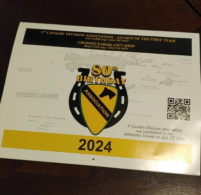 FIRST CALVARY DIVISION Army 2025 Calendar 9.99 PicClick