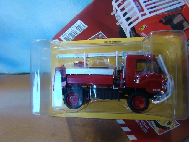 Miniature Camion De Pompier Brimont 1/43 – CCF-S6000 PM Super 1990 – Collection Hachette