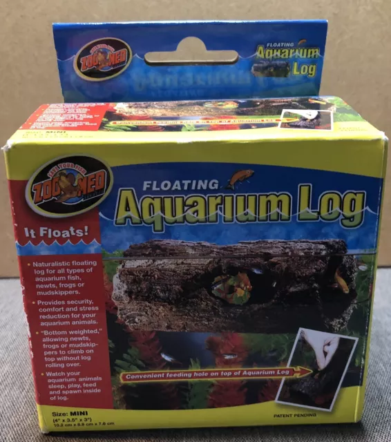 Zoo Med Floating Aquarium Log, Mini New Open Box