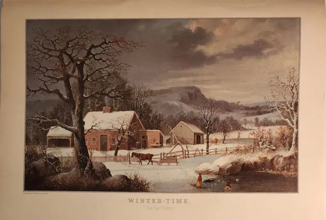 Currier and Ives winter scenes