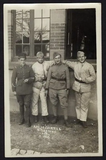 CPA Photo Card Camp Of Bitche 57 Soldiers April