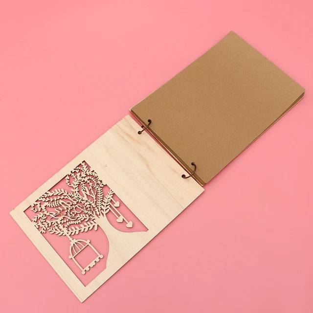 Libro degli ospiti per matrimonio album fotografico di matrimonio inciso legni decorazione matrimonio