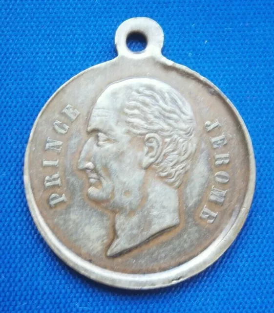 Jerome Napoleon Bonaparte Buonaparte 1784 1807 1813 1860 FRANCE MEDAL MEDAILLE