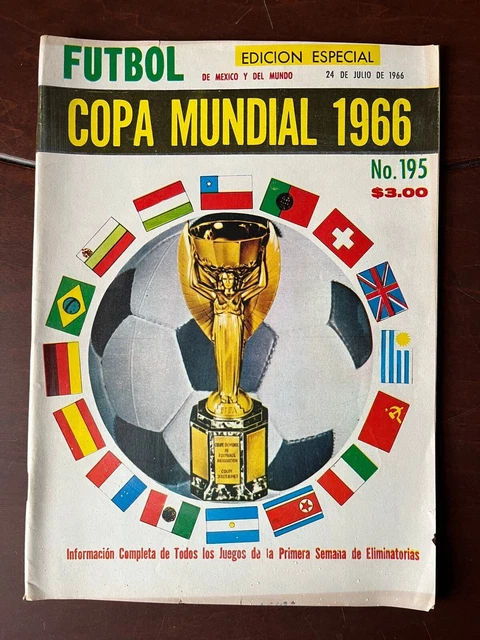 Magazine PHOTO FOOTBALL – Saison 1966 Coupe Du Monde – Édition Espagne – Collector