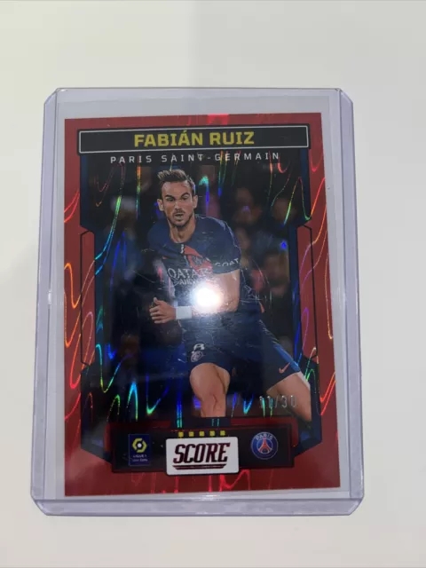 2023-24 panini score ligue 1 Fabian Ruiz PSG 11/30