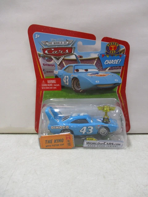Disney Pixar The World of Cars the King with Piston Cup Chase