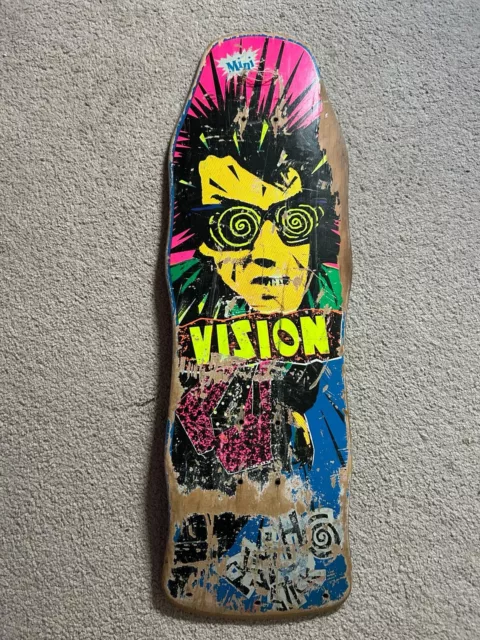 Vision, OG, Used Skateboard Deck. 1986