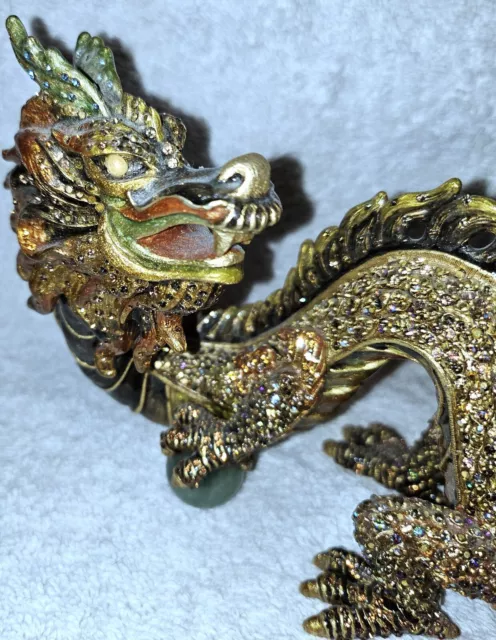 Jay Strongwater Mint! Condition Stunning Shen Lung Dragon Swarovski Crystals!!